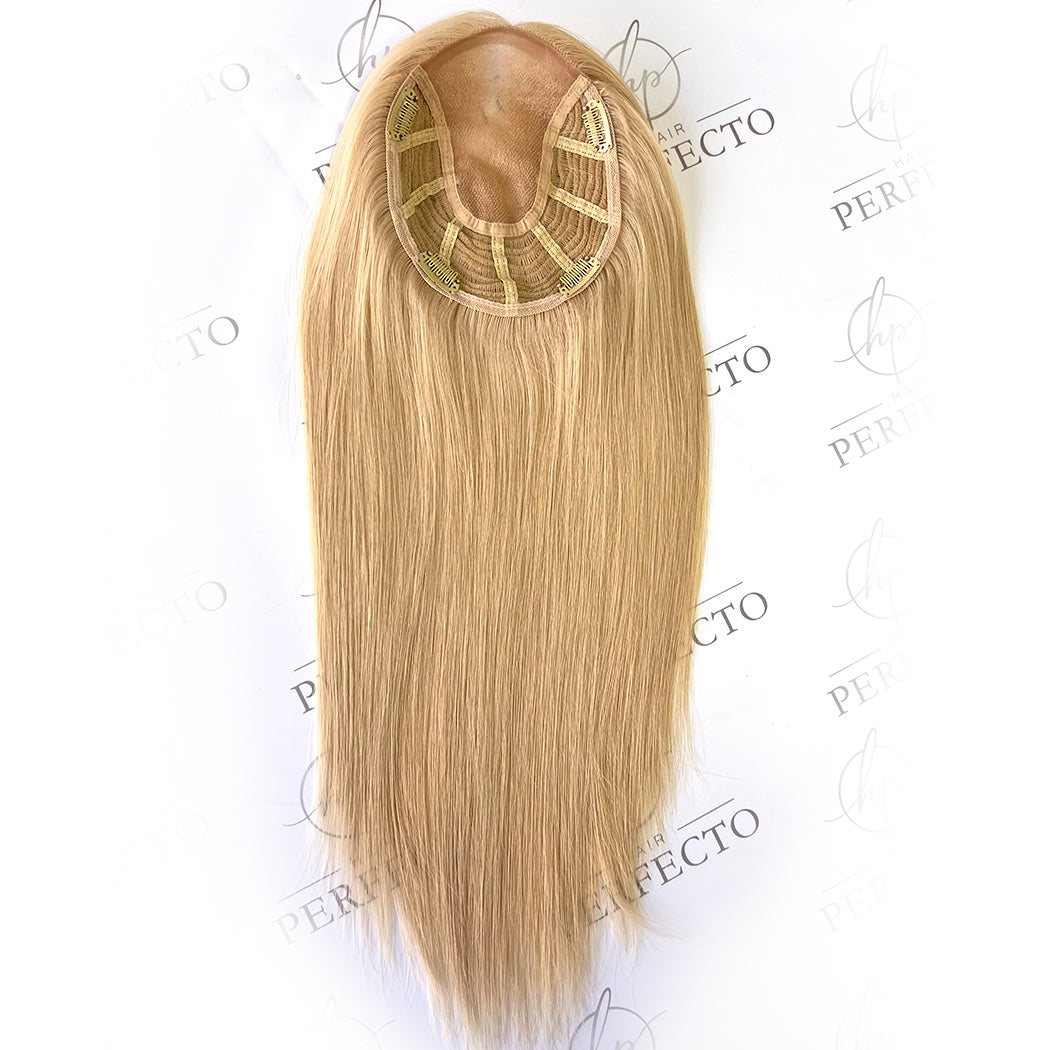 Hair Toppers 18'' #24 6''*7'' -  Hair Topper Mono Wefted Base | Hairperfecto