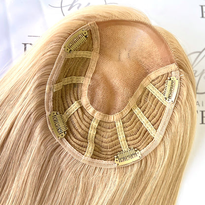 Hair Toppers 18'' #24 6''*7'' -  Hair Topper Mono Wefted Base | Hairperfecto