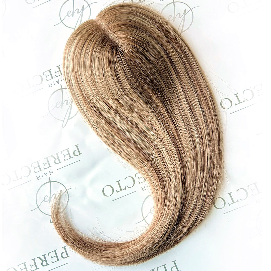 Human Hair Toppers For Thinning Hair 5X6 16Inch Mono Base Hair Topper