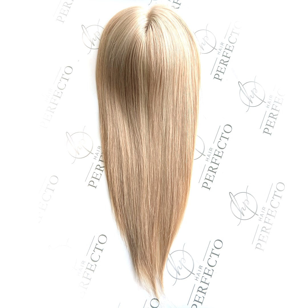 Premium Hair Toppers For Women |5* 6" Balayage Blonde Hair Pieces