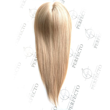 Premium Hair Toppers For Women |5* 6" Balayage Blonde Hair Pieces