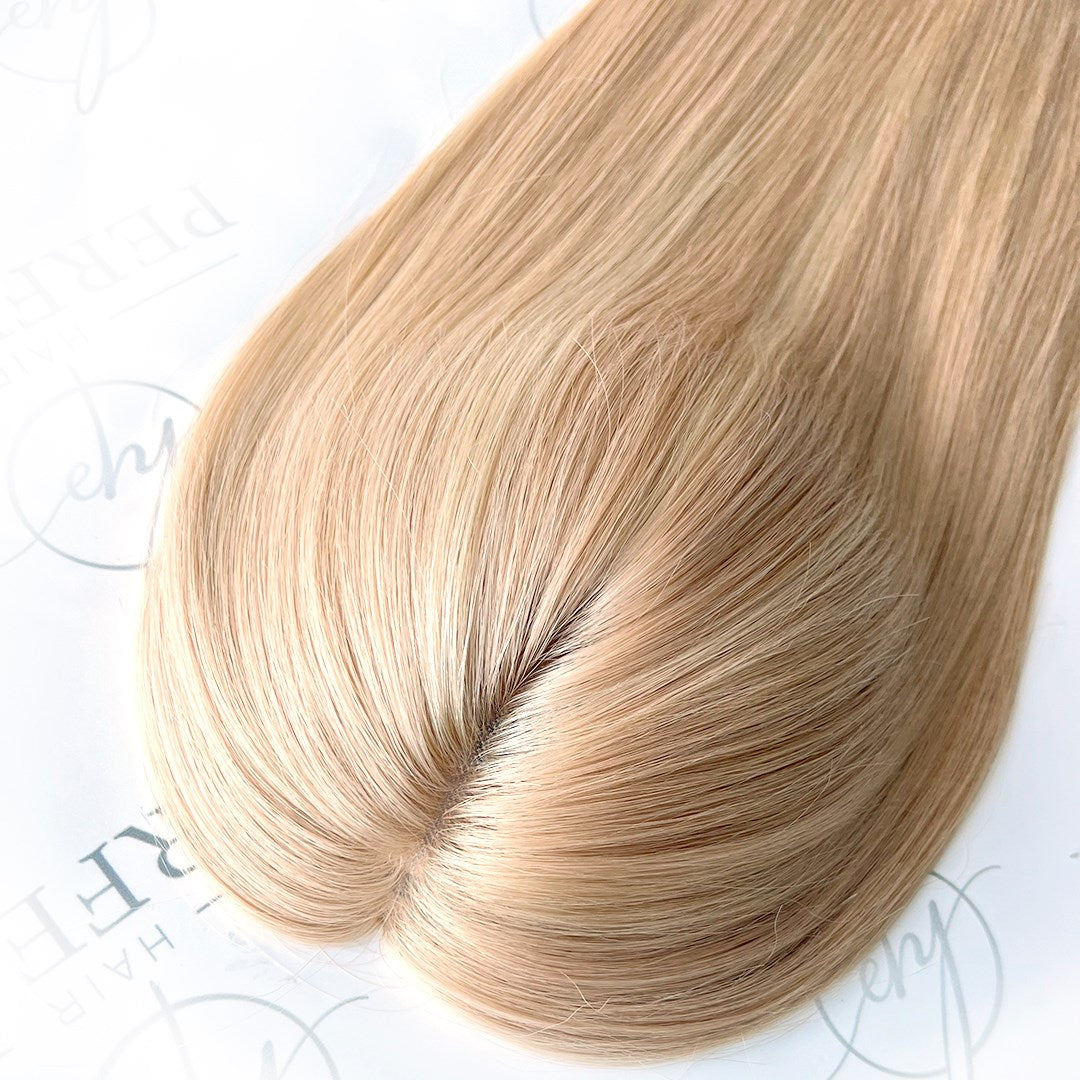 Premium Hair Toppers For Women |5* 6" Balayage Blonde Hair Pieces