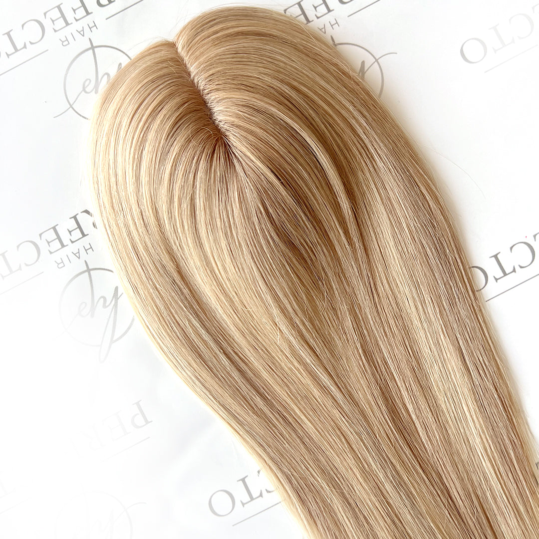 Ladies Hair Toppers  5"*6"  Blonde Topper Hair Pieces for women