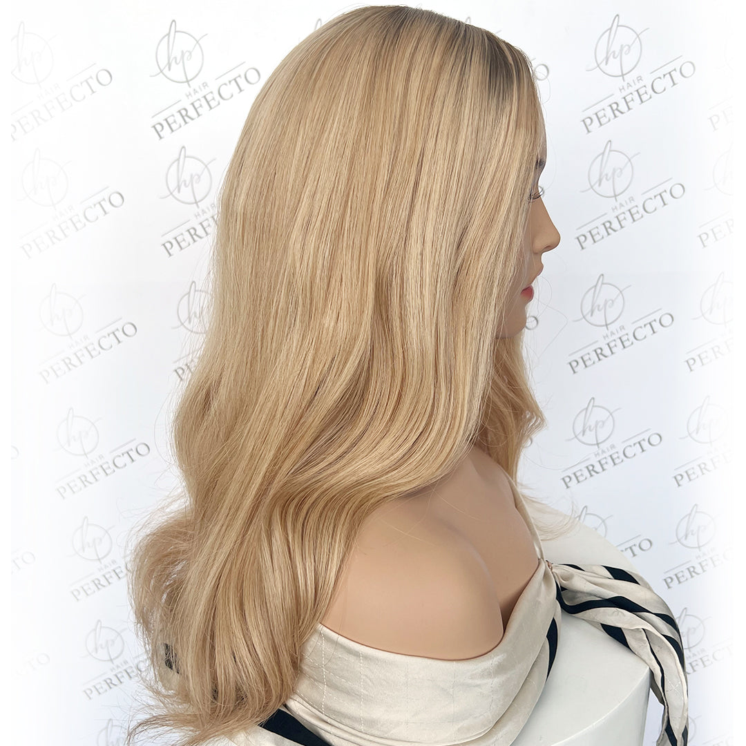 Hair Toppers For Women 8*8 Silk Blonde Hair Topper