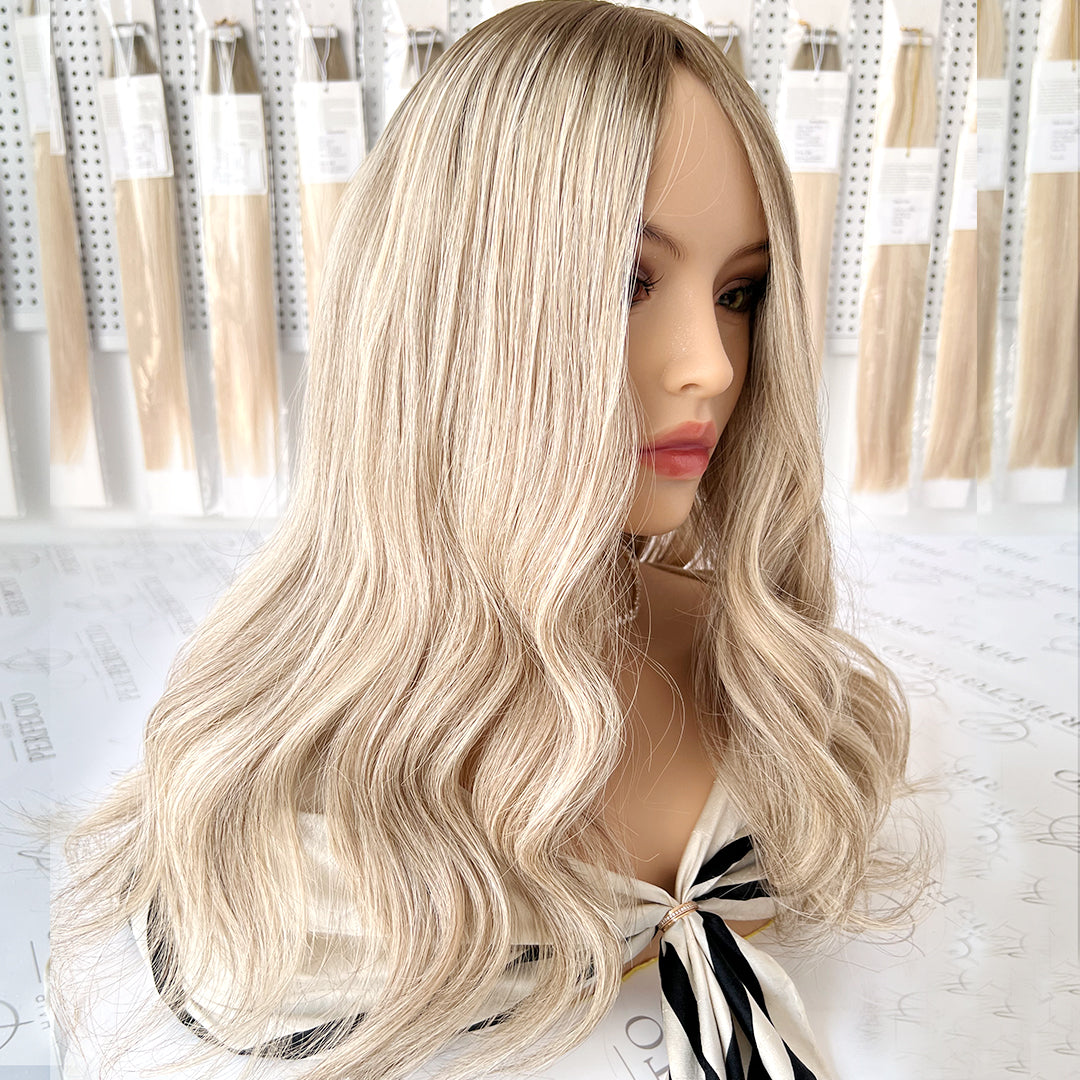 Premium Hair Toppers Silk Base Blonde Shade Hair Topper | Hairperfecto