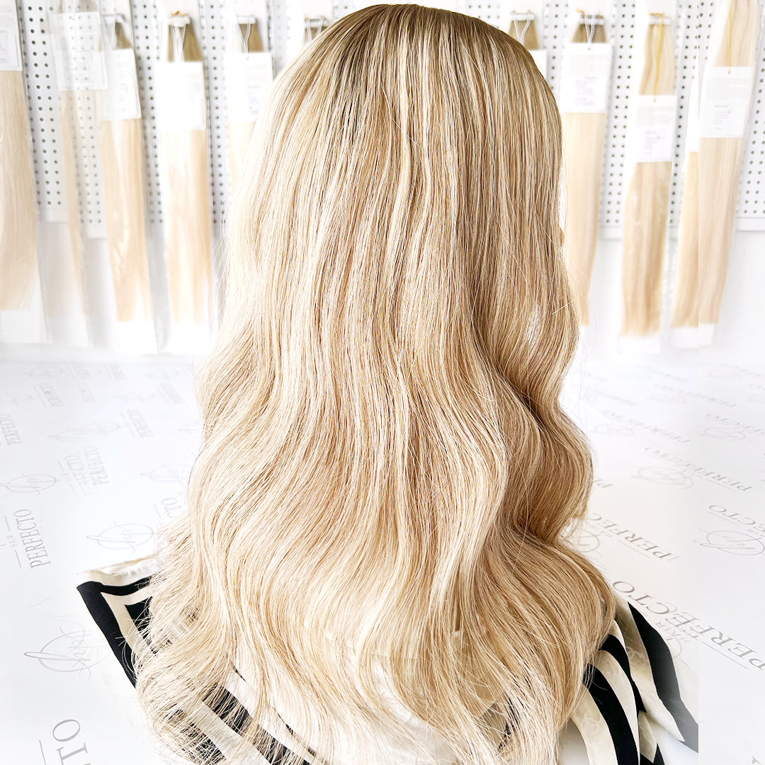 Premium Hair Toppers Silk Base Blonde Shade Hair Topper | Hairperfecto