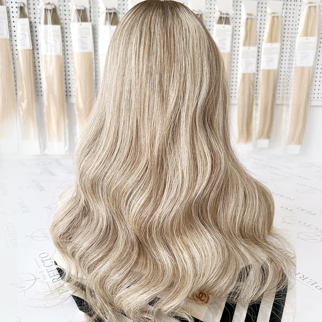 Premium Hair Toppers Silk Base Blonde Shade Hair Topper | Hairperfecto