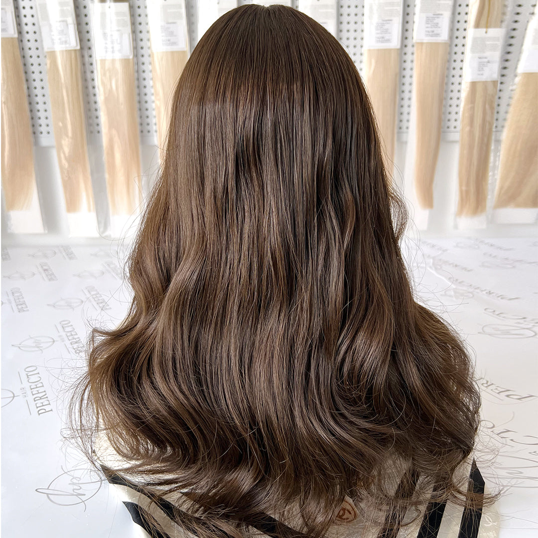 Silk Hair Toppers 8*8 Size Medium Brown Hair Topper | Hairperfecto