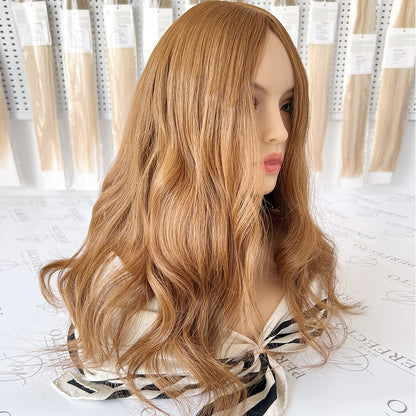 Silk Hair Toppers Warm Red Shade Hair Topper For Women | Hairperfecto