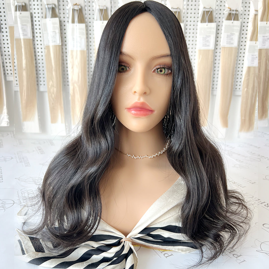 Silk Hair Toppers 8*8 Size Black Hair Topper | Hairperfecto