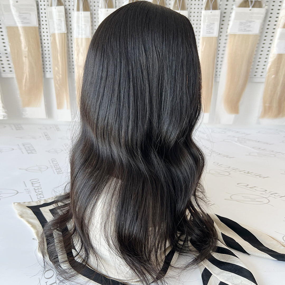 Silk Hair Toppers 8*8 Size Black Hair Topper | Hairperfecto