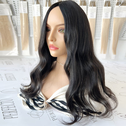 Silk Hair Toppers 8*8 Size Black Hair Topper | Hairperfecto