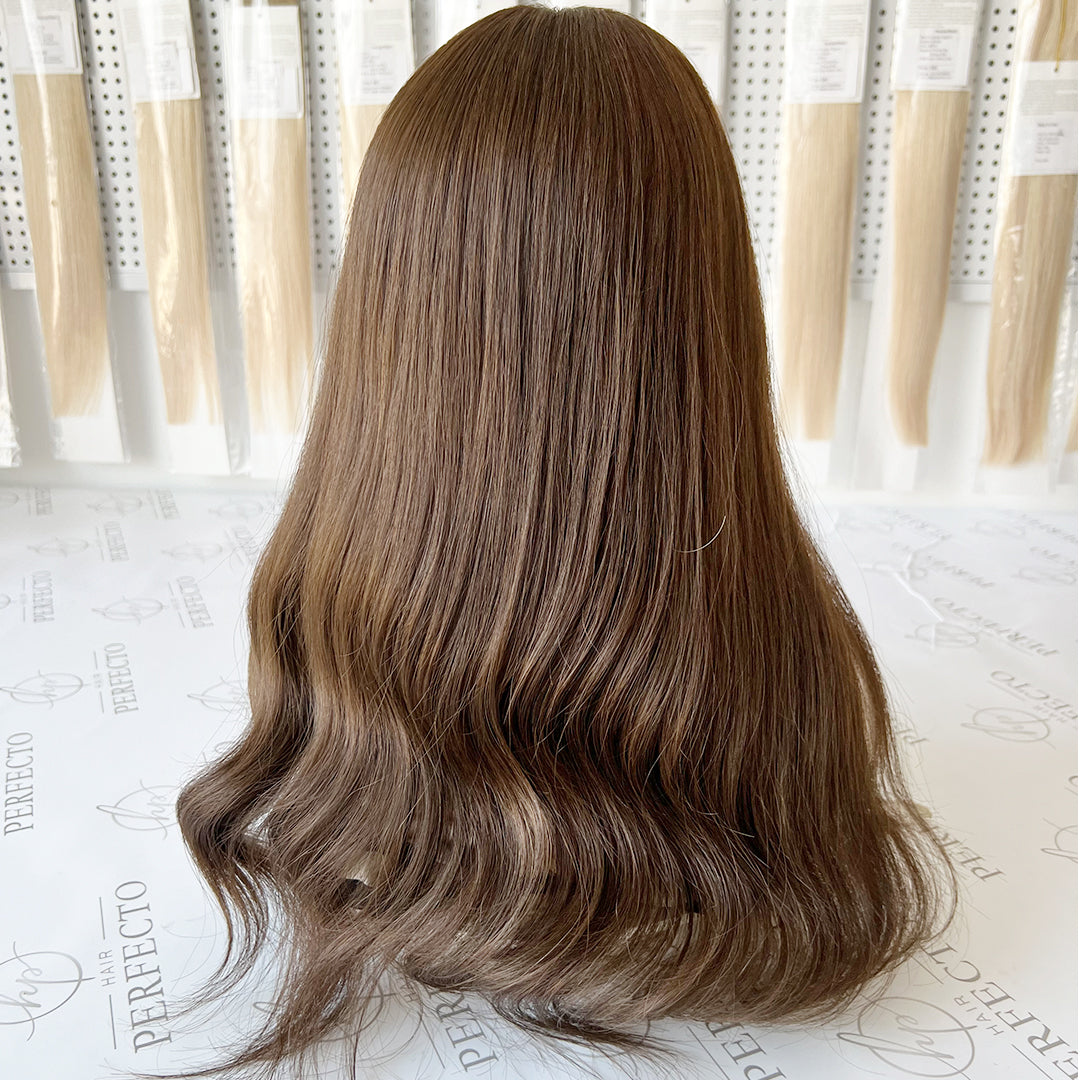 Best Hair Toppers 8*8 Full Volume Brown Silk Hair Topper
