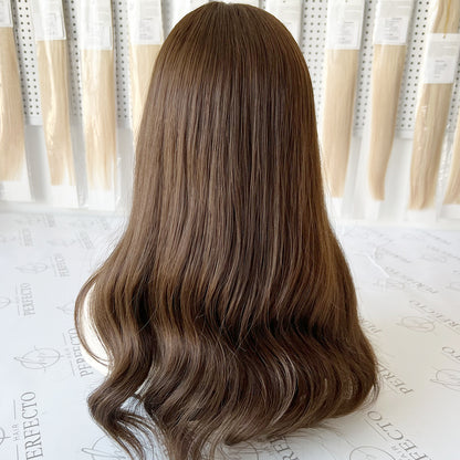 Best Hair Toppers 8*8 Full Volume Brown Silk Hair Topper