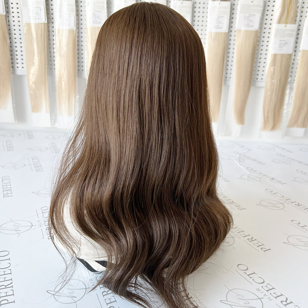 Best Hair Toppers 8*8 Full Volume Brown Silk Hair Topper