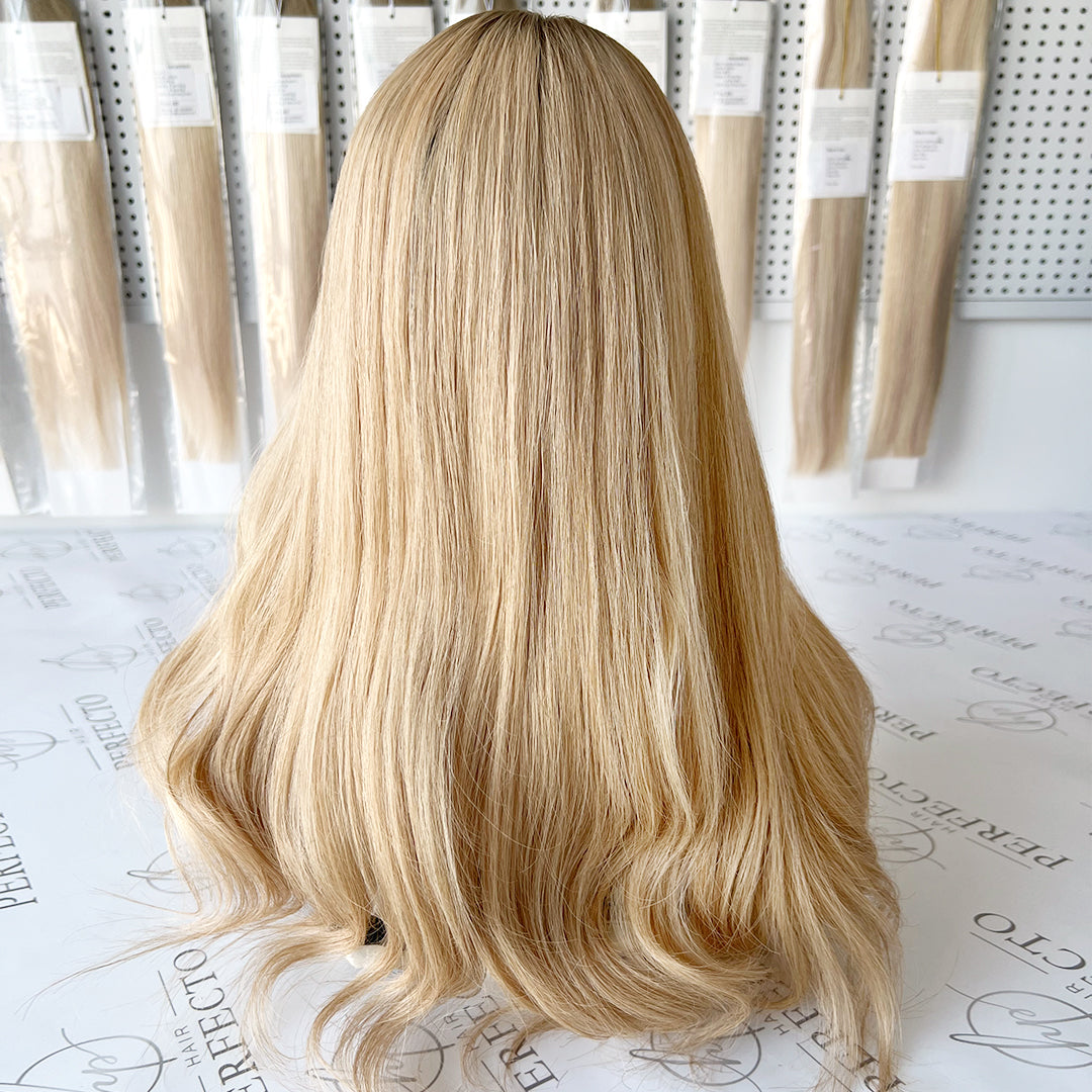 Hair Toppers For Women 8*8 Ash Light Blonde Hair Pieces - Samantha