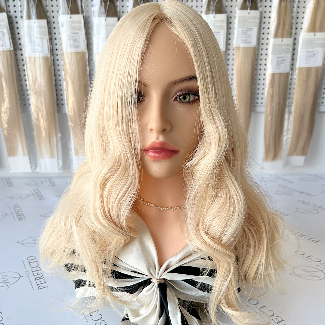 Blonde Hair Toppers 8*8 Silk Base Topper for Women