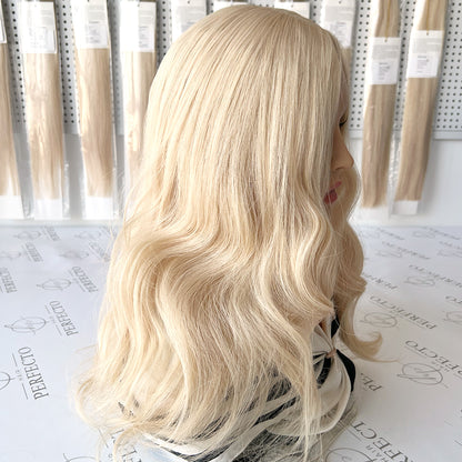 Blonde Hair Toppers 8*8 Silk Base Topper for Women