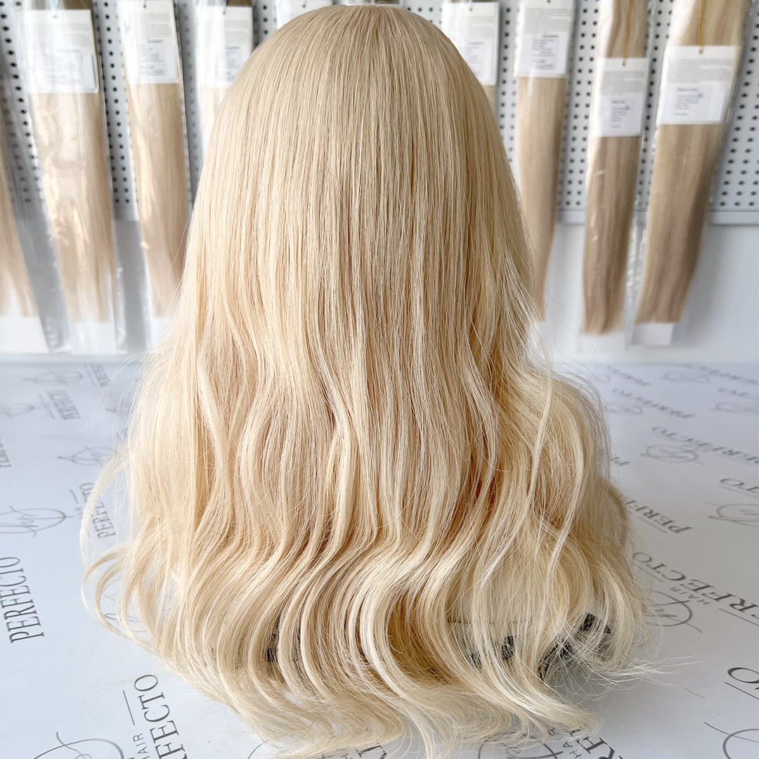 Blonde Hair Toppers 8*8 Silk Base Topper for Women