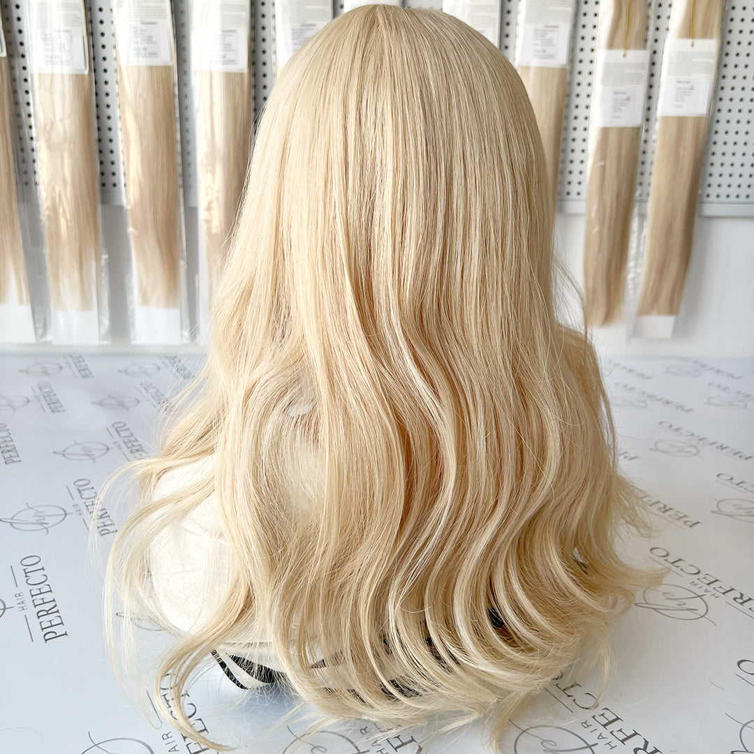 Blonde Hair Toppers 8*8 Silk Base Topper for Women