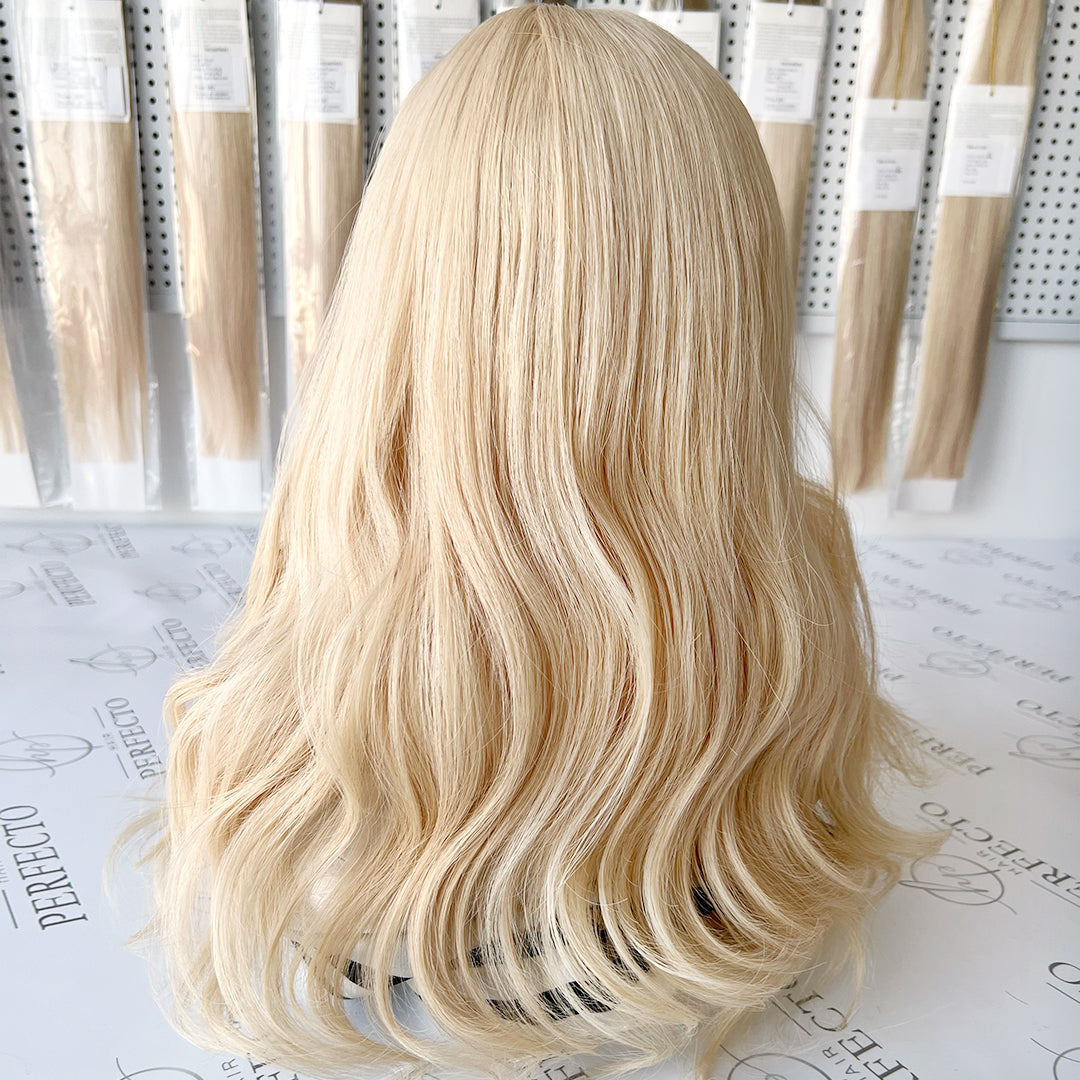 Blonde Hair Toppers 8*8 Silk Base Topper for Women