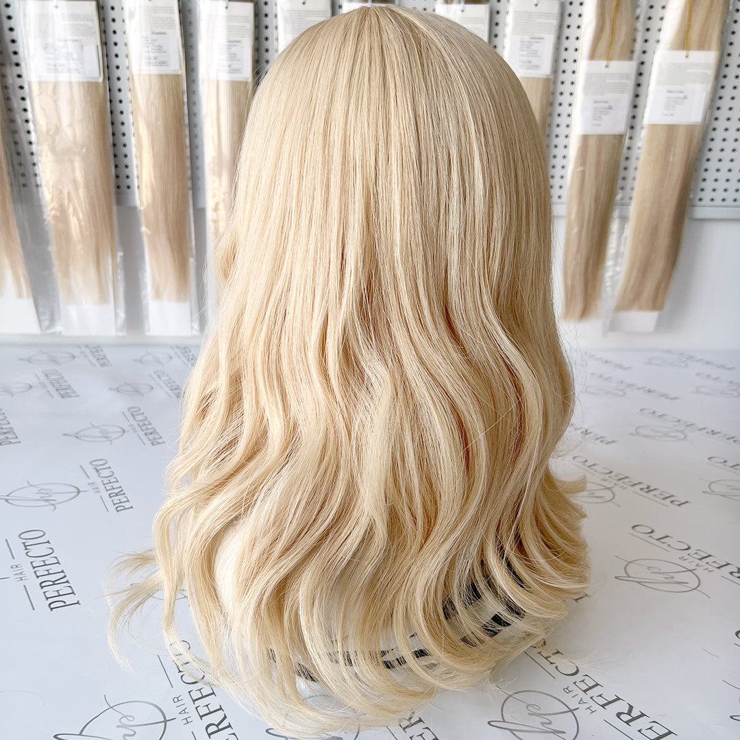 Blonde Hair Toppers 8*8 Silk Base Topper for Women