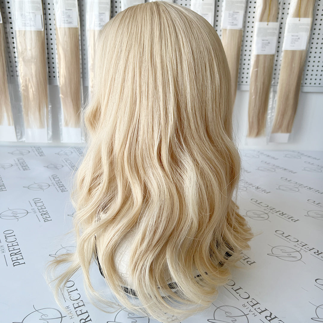 Blonde Hair Toppers 8*8 Silk Base Topper for Women