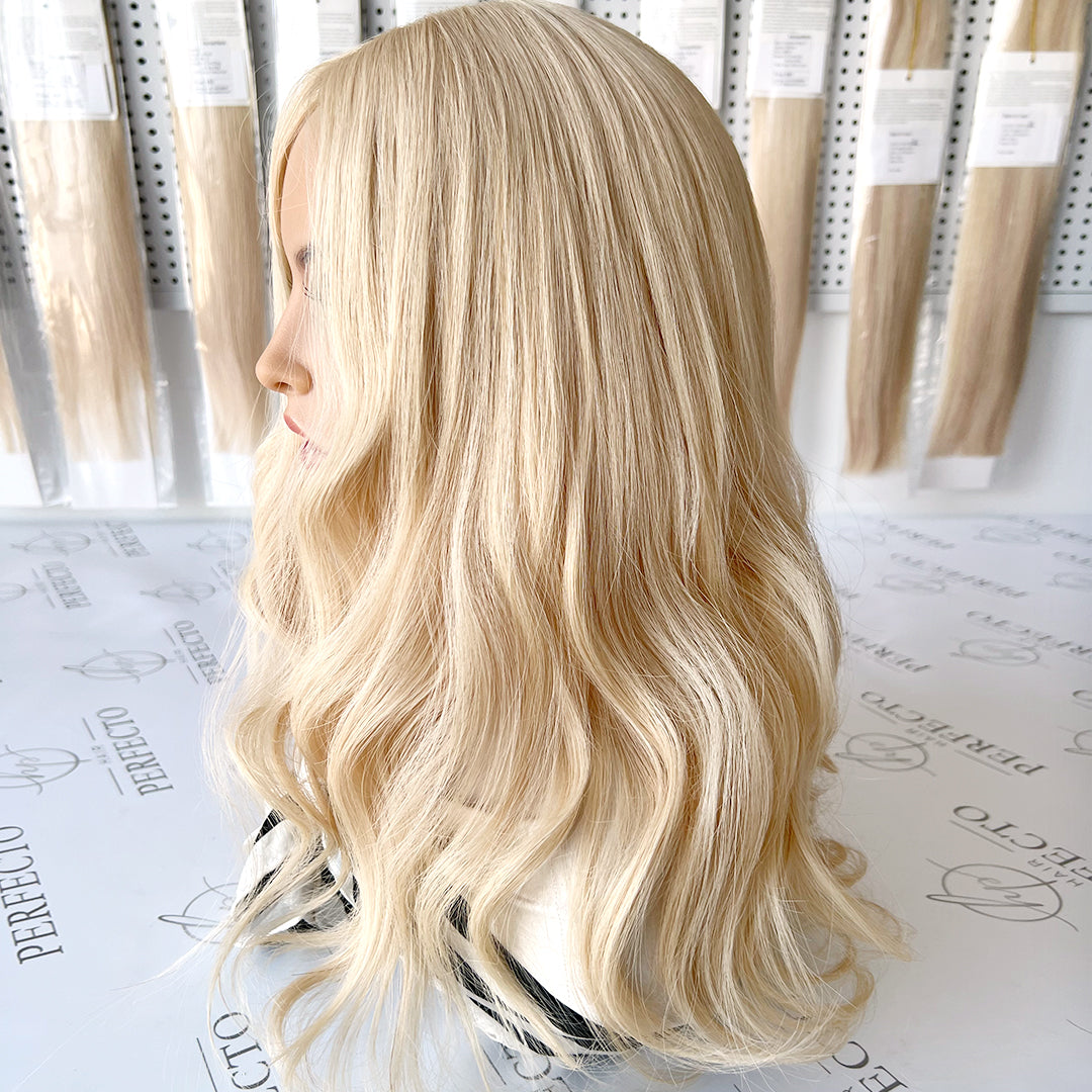 Blonde Hair Toppers 8*8 Silk Base Topper for Women