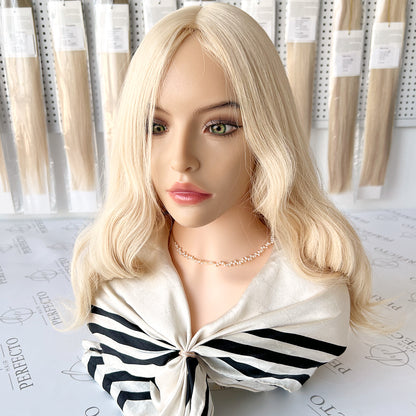 Blonde Hair Toppers 8*8 Silk Base Topper for Women