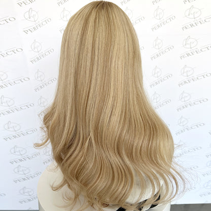 Hair Toppers 8*8 Virgin Hair Golden Blonde Silk Base Hair Pieces - Aura