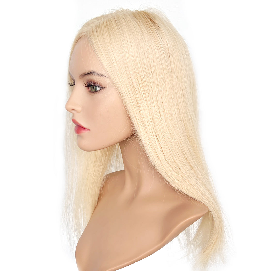 Hair Toppers 18''  #60  6''*7'' -  Hair Topper Mono Wefted Base | Hairperfecto