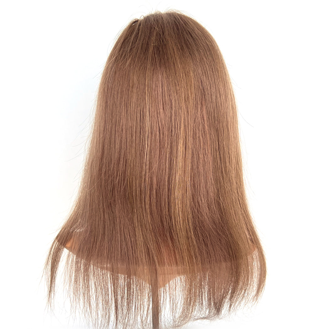 Hair Toppers 18''  #4/12  8''*8'' - Silk Top Hair Toppers| Hairperfecto