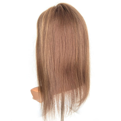 Hair Toppers 18''  #4/12  8''*8'' - Silk Top Hair Toppers| Hairperfecto