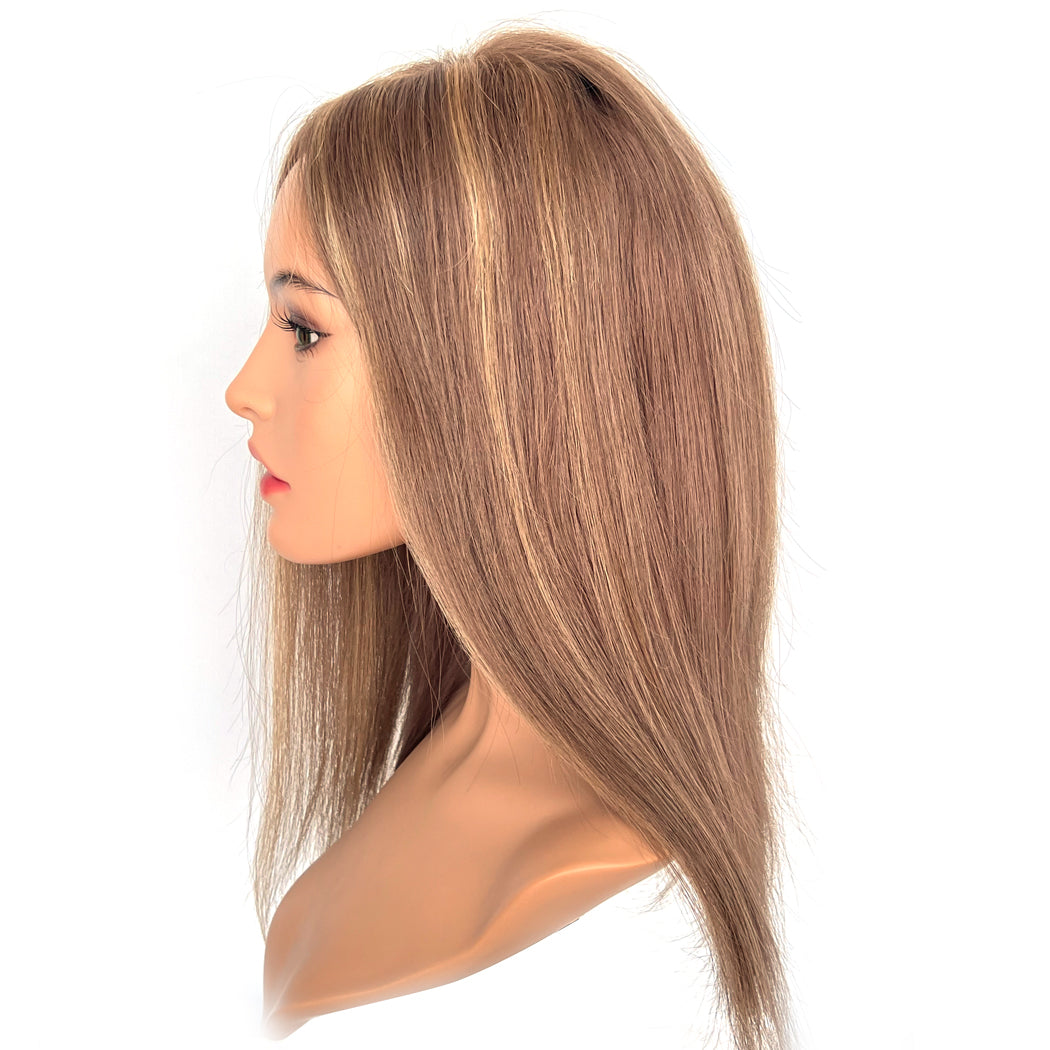 Hair Toppers 18''  #4/12  8''*8'' - Silk Top Hair Toppers| Hairperfecto