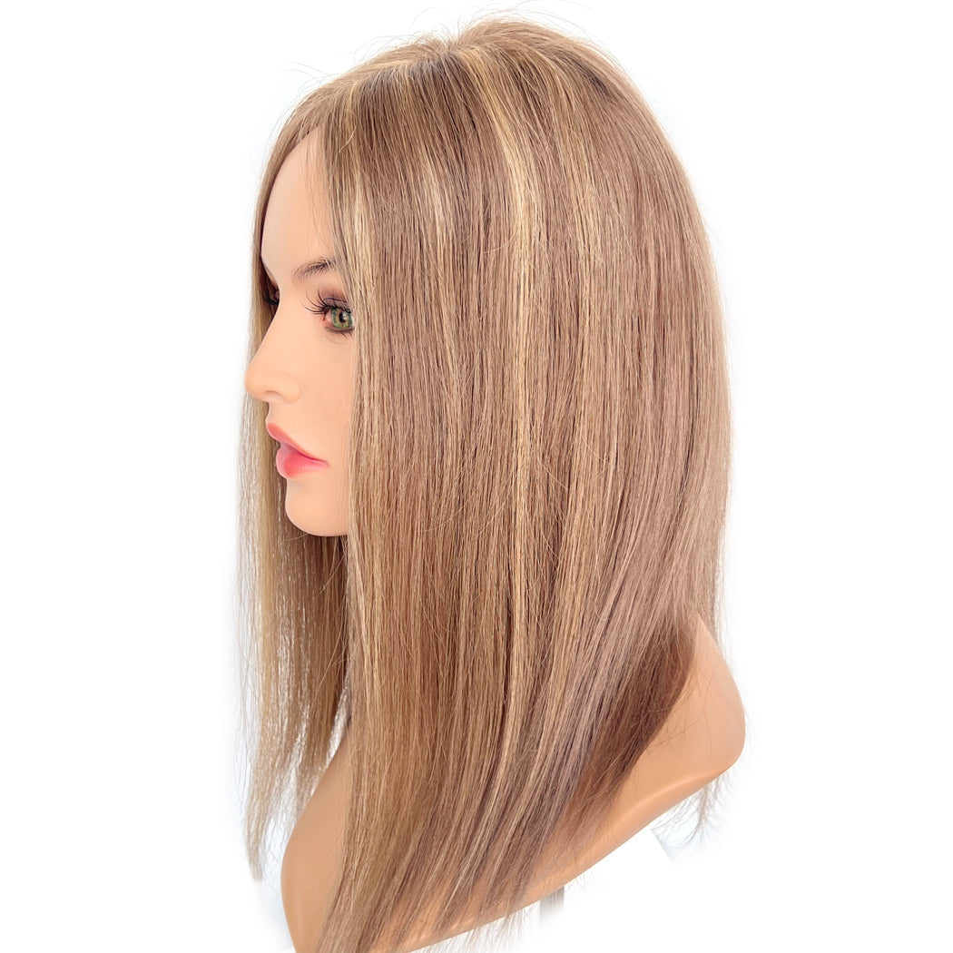 Hair Toppers 18''  #4/12  8''*8'' - Silk Top Hair Toppers| Hairperfecto