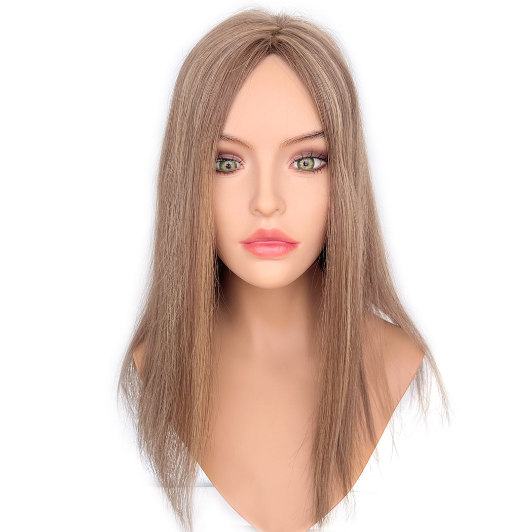 Hair Toppers 18''  #4/12  8''*8'' - Silk Top Hair Toppers| Hairperfecto