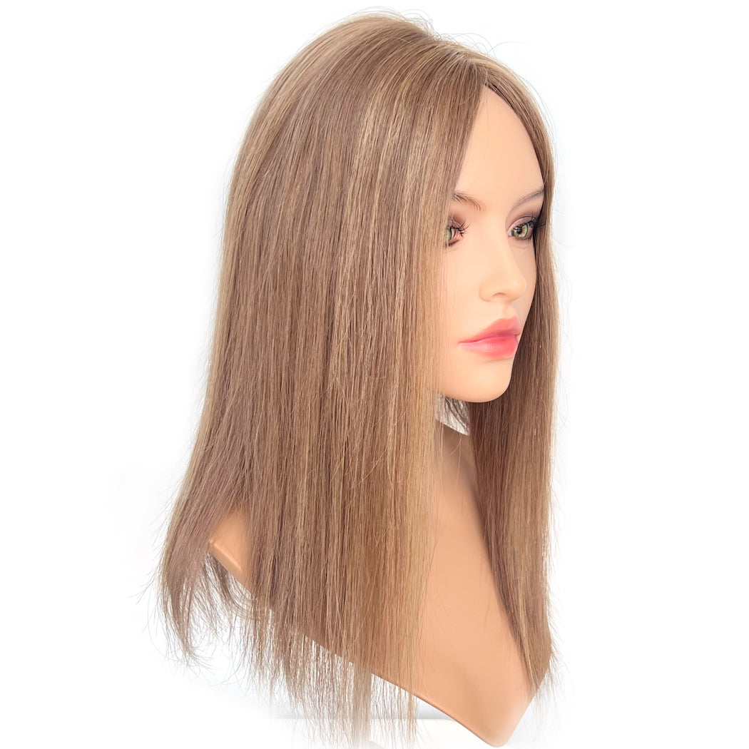 Hair Toppers 18''  #4/12  8''*8'' - Silk Top Hair Toppers| Hairperfecto