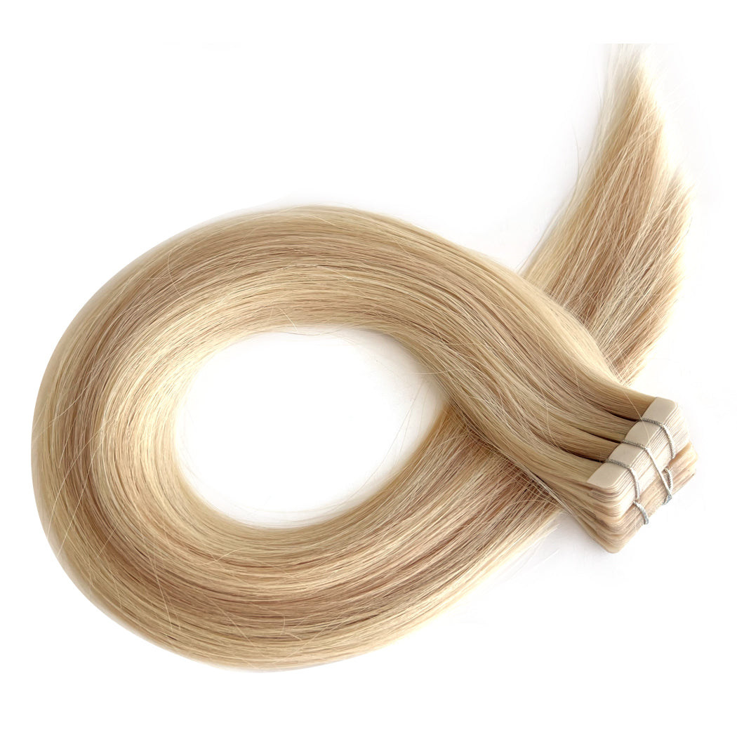 Best Tape in Hair Extensions Blonde Hair Extensions Tape In (#P18/60) | Hairperfecto