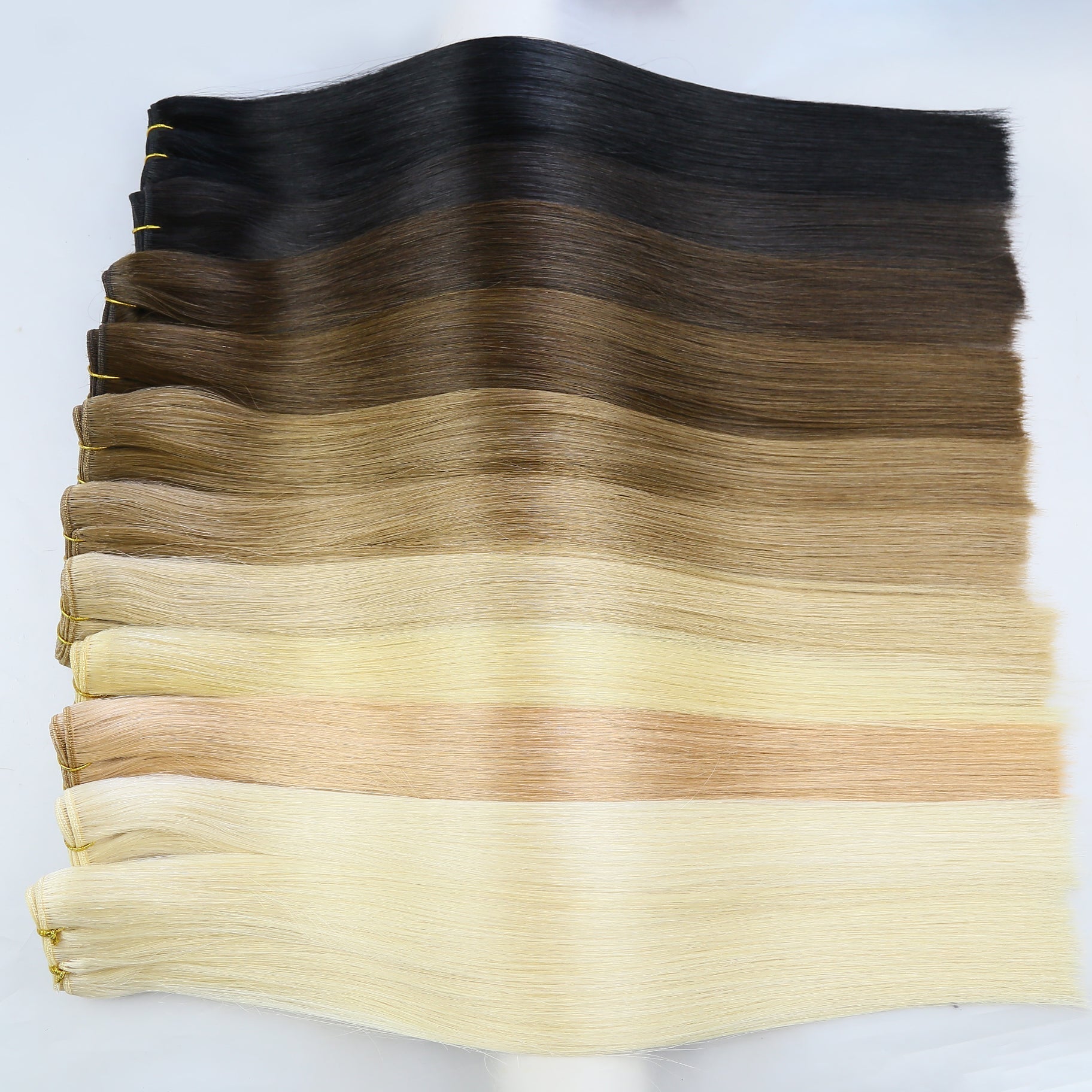 Traditional Wefts Hair Extensions | 100% Remy Human Hair | Hairperfecto
