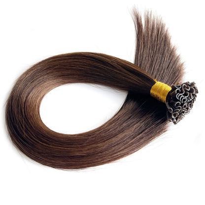 U Tip Hair Extensions | #2 Keratin Bonded Hair Extensions | Hairperfecto