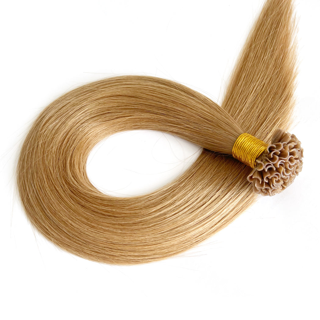 Keratin U-Tip Hair Extensions Brown #8 | Hairperfecto