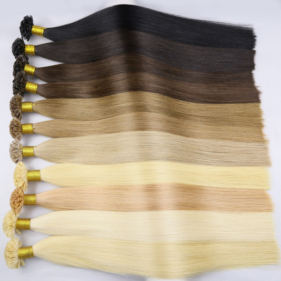 U Tip Hair Extensions | Keratin Bonded Hair Extensions - Hairperfecto