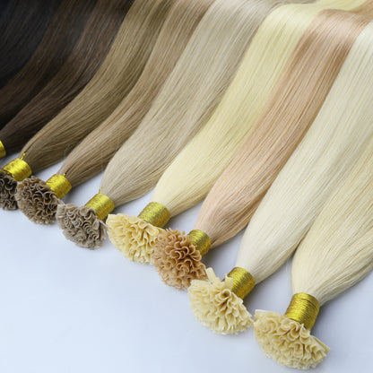 U Tip Hair Extensions | Keratin Bonded Hair Extensions - Hairperfecto