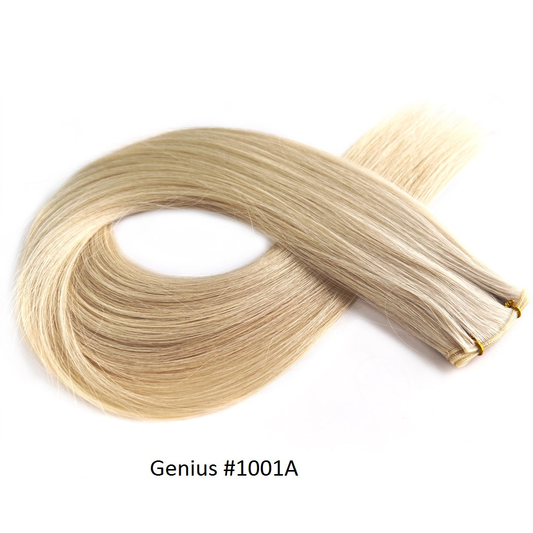 Genius Weft Hair Extensions- Extension Remy Hair #1001A /| Hairperfecto