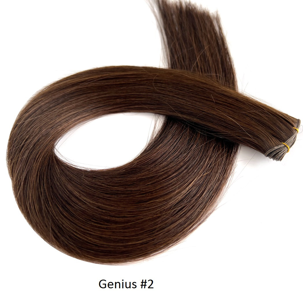 Genius Weft Hair Extensions-  Extension Remy Hair #2/| Hairperfecto