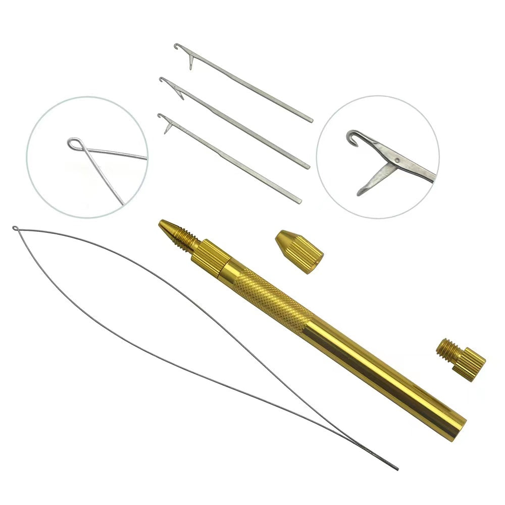 Hair Extension Beading Tool Kit Beading Tool Kit Remove Plier Set for beads (4 Piece)